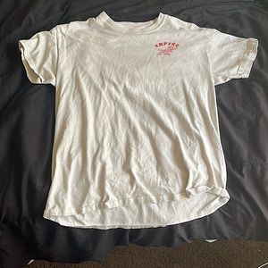 Empyre Men’s medium cream/white tee shirt